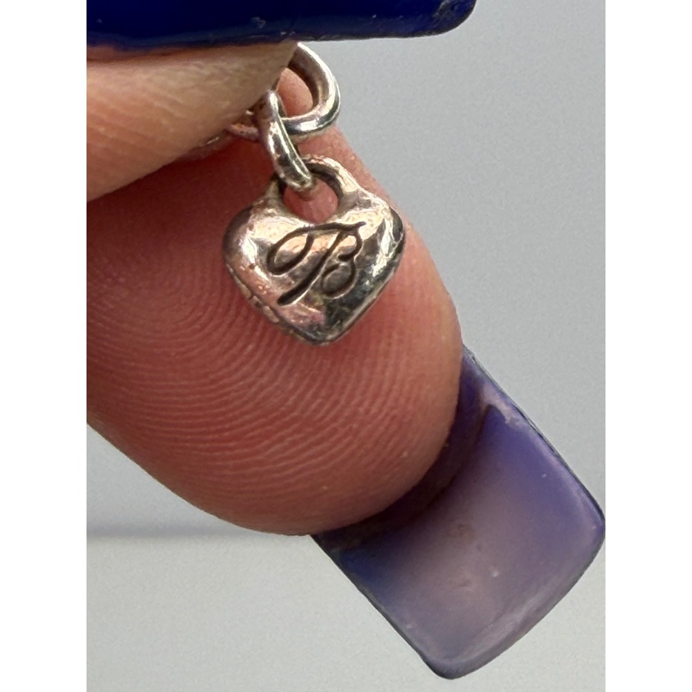 Brighton Silver Tone Love Peace Dove Heart Charm Bracelet Rolo Link Boho Hippie - Picture 5 of 7